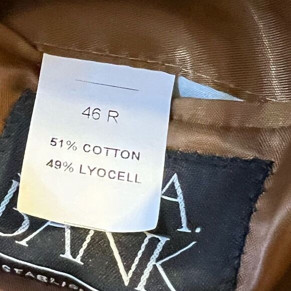 Jos A Bank Men’s Tan Corduroy Blazer Academia Professor Office Casual Size 46R - Picture 7 of 7